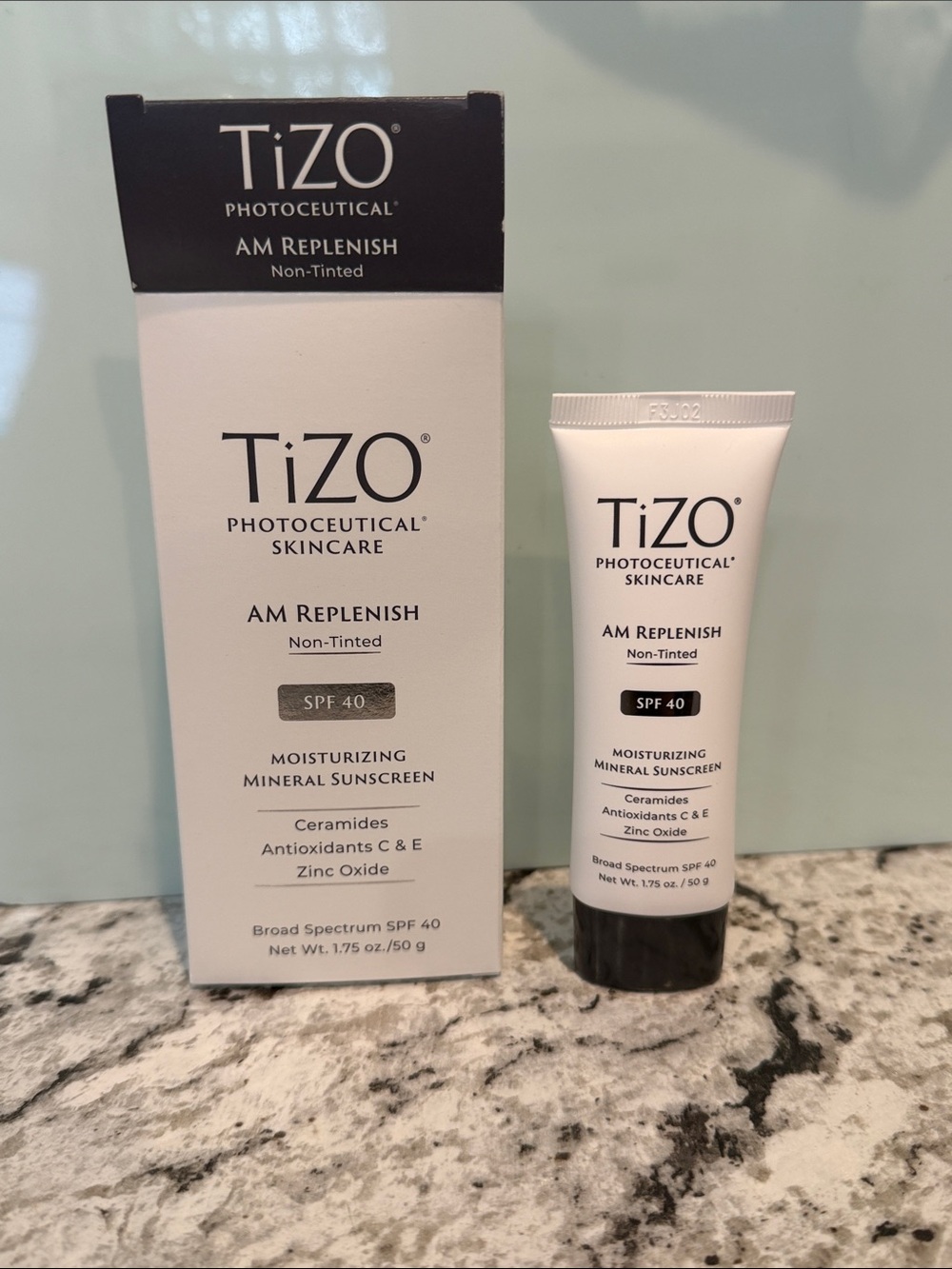 TIZOAM Replenish NON-TINTED Moisturizing Mineral Sunscreen - EXPIRES 10/31/26
